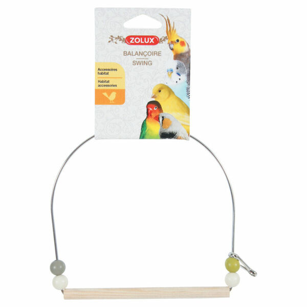 ZOLUX Houpačka pro ptáky dřevo a kov 19,5 cm porovnat ceny