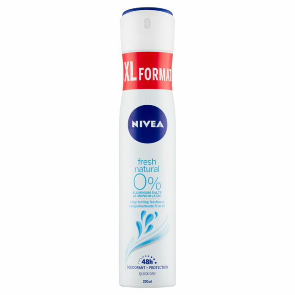 NIVEA Fresh Natural Deodorant sprej 200 ml porovnat ceny