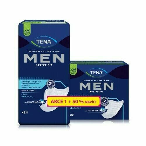 TENA Men Level 1 ink.vložky +50% navíc 36ks 750709 porovnat ceny