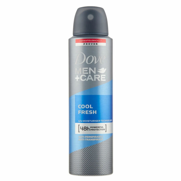DOVE Men+Care Cool Fresh antiperspirant sprej pro muže 150 ml porovnat ceny