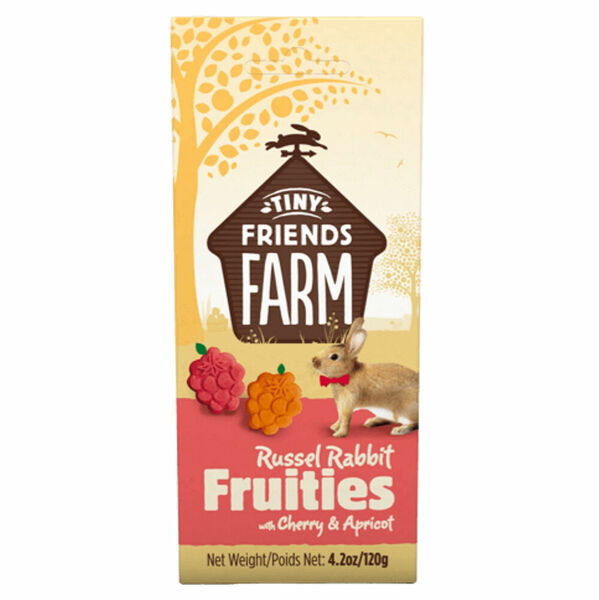 SUPREME Tiny farm snack russel fruitees králík 120 g porovnat ceny