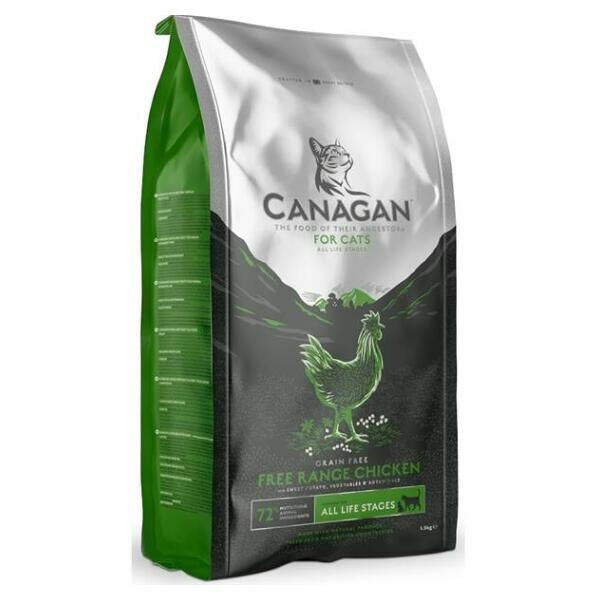 CANAGAN Free range chicken granule pro kočky 1 ks, Hmotnost balení: 4 kg porovnat ceny