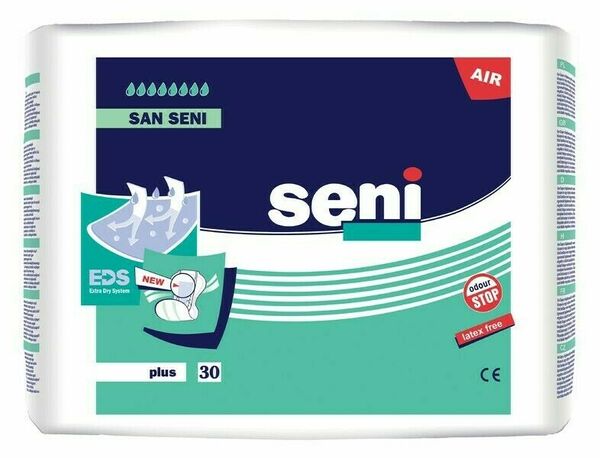 Seni San Plus 30 ks inkont. vlož. pleny porovnat ceny