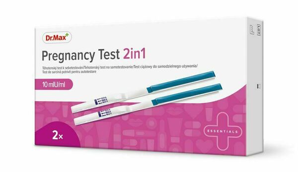 Dr.Max Pregnancy Test 2in1 2 ks porovnat ceny