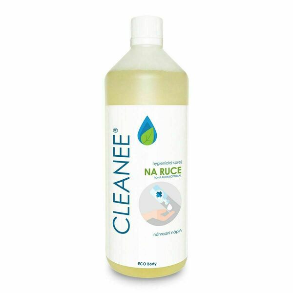 CLEANEE ECO Body Hygienický sprej na ruce náhradní náplň 1 l porovnat ceny