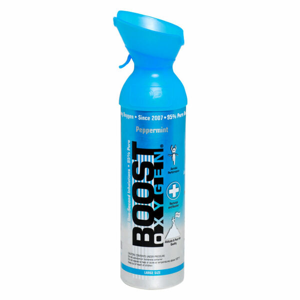 BOOST OXYGEN Peppermint inhalační kyslík v plechovce 9 l porovnat ceny