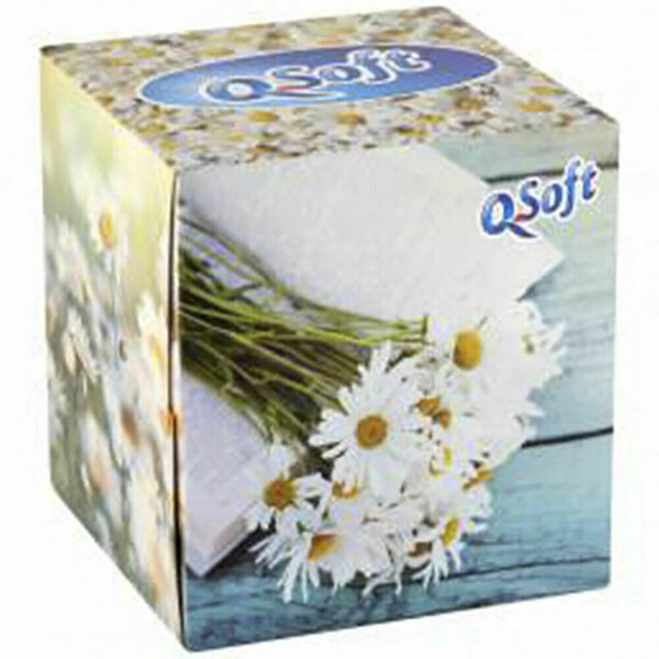 Q-SOFT Papírové kapesníky 3-vrstvé Daisy BOX 60 ks porovnat ceny