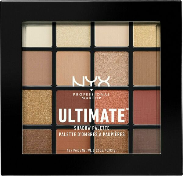 NYX Professional Makeup Ultimate Shadow Paletka 16 očních stínů - Warm Neutrals 13,28g porovnat ceny