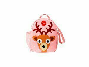 3 SPROUTS Taška na svačinu Deer Brown Pink porovnat ceny