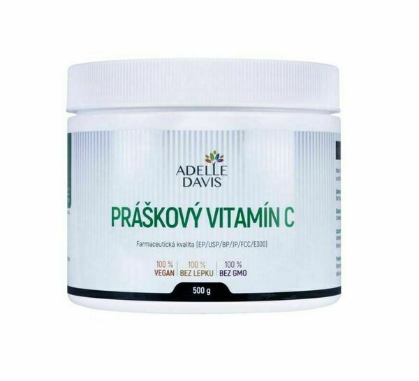 Adelle Davis Práškový vitamín C 500 g porovnat ceny