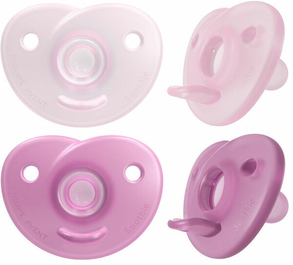 Philips Avent Šidítko Soothie 0-6m dívka, 2 ks porovnat ceny