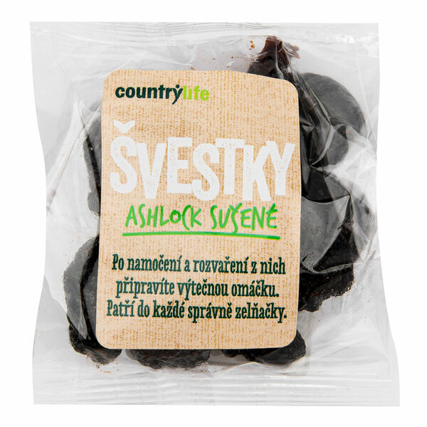 Country life Švestky sušené bez pecek Ashlock 100g porovnat ceny