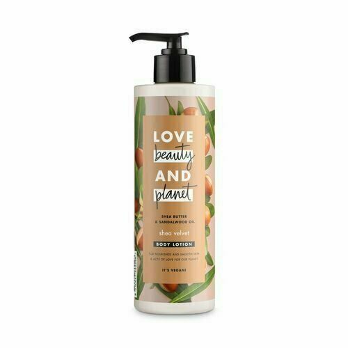 Love Beauty and Planet Vyživující tělové mléko Shea Butter & Sandalwood Oil 400 ml porovnat ceny