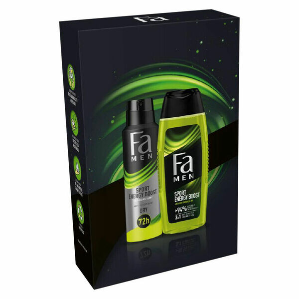 FA Men Sport Energy Boost Sprchový gel 250 ml + Anti-Perspirant 150 ml Dárkové balení porovnat ceny