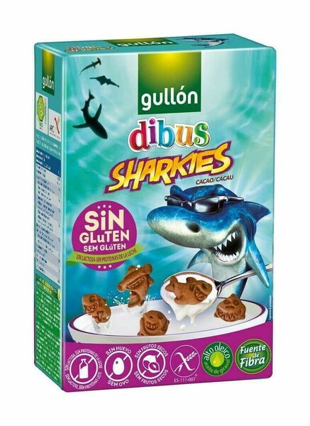 Gullón Sharkies sušenky bez lepku 250g porovnat ceny