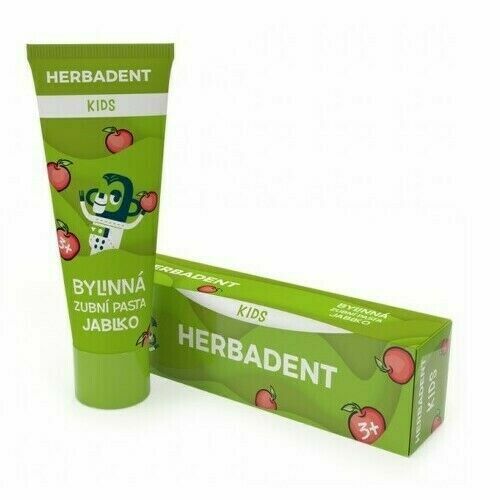 Herbadent Kids Bylinná zubní pasta jablko 75 g porovnat ceny