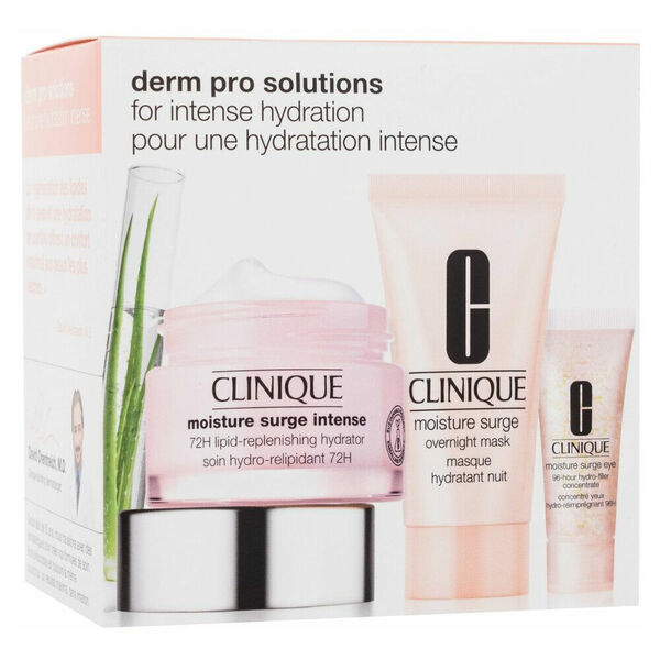 CLINIQUE Derm Pro Solutions Denní pleťový krém 50 ml + pleťová maska 30 ml +  oční gel 5 ml Dárkové balení porovnat ceny