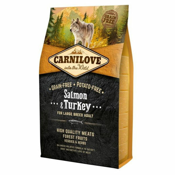 Carnilove Adult Salmon & Turkey granule pro psy velkých plemen 4 kg porovnat ceny