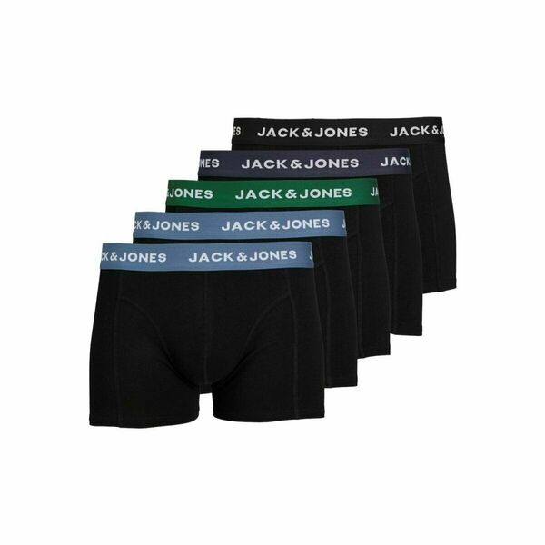 Jack and Jones 5PACK pánské boxerky černé (12254366) XXL porovnat ceny