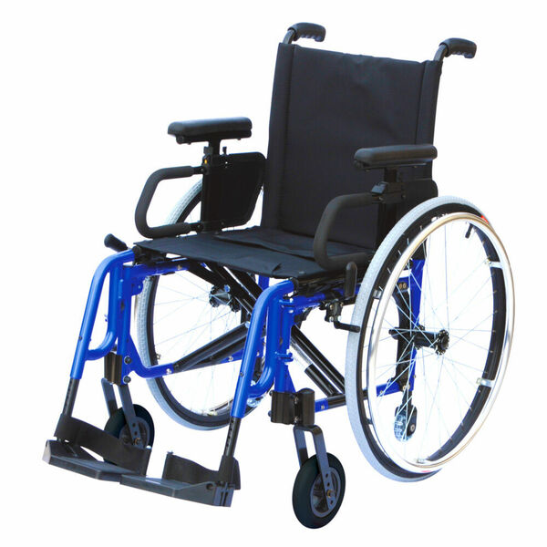 DMA Basic light classic Invalidní vozík šířka sedu 42 cm Modrý porovnat ceny