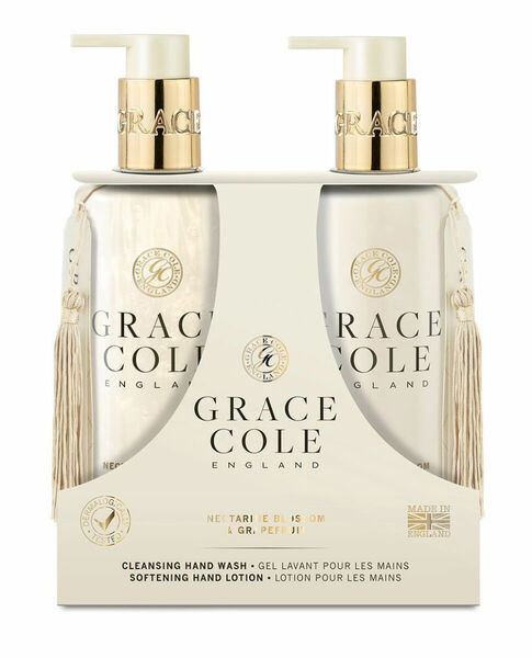 Grace Cole Nectarine Blossom & Grapefruit tekuté mýdlo + mléko na ruce 2x300 ml porovnat ceny