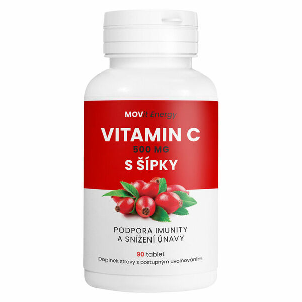 MOVIT ENERGY Vitamin C 500 mg se šípky 90 tablet porovnat ceny