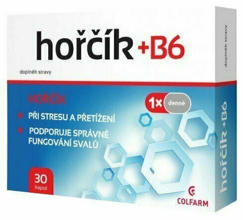 Colfarm Hořčík+B6 30 kapslí porovnat ceny