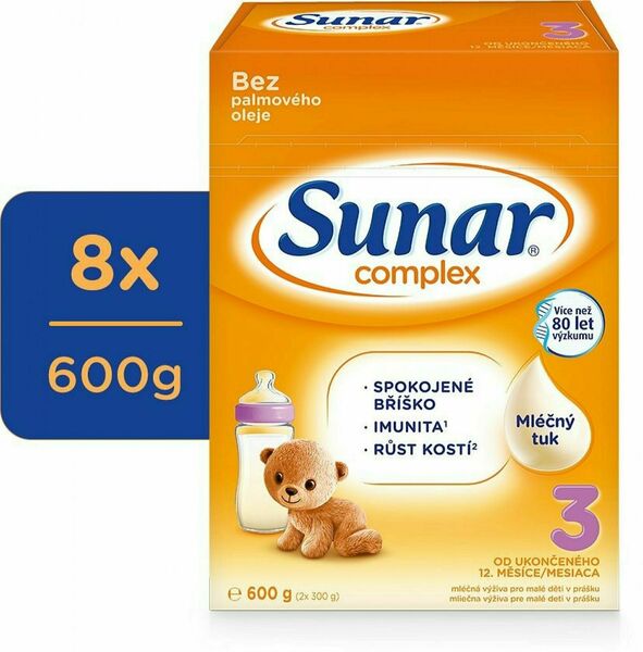 Sunar Complex 3, 8 x 600 g porovnat ceny