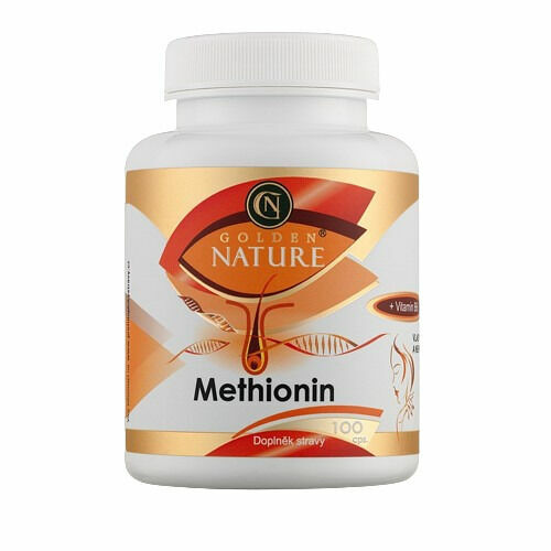Golden Nature Nature Methionin+Vitamin B6 100 kapslí porovnat ceny