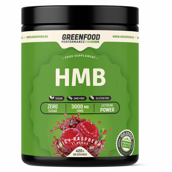 GREENFOOD NUTRITION Performance HMB šťavnatá malina 420 g porovnat ceny