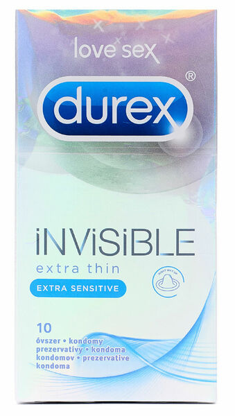 DUREX Invisible Extra Sensitive 10ks porovnat ceny