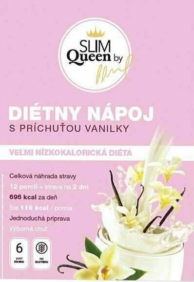SLIM Queen Dietní nápoj, vanilka 12 x 32 g porovnat ceny