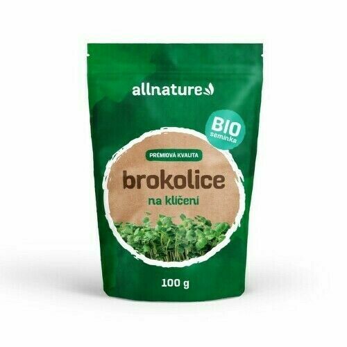 Allnature Brokolice semínka na klíčení Bio 100 g porovnat ceny