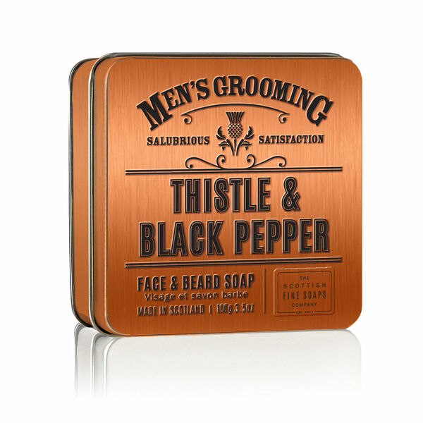 Scottish Fine Soaps Černý pepř a ostropestřec pánské mýdlo 100 g porovnat ceny