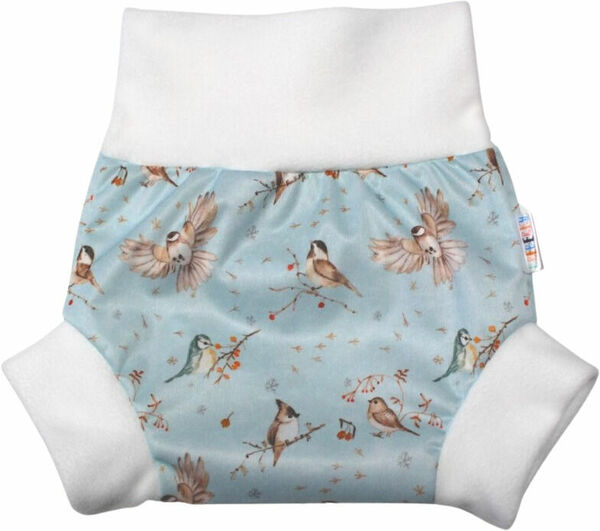 Breberky Natahovací svrchní kalhotky PUL Ptáčci u jeřabin vel. XL (11-14kg) porovnat ceny