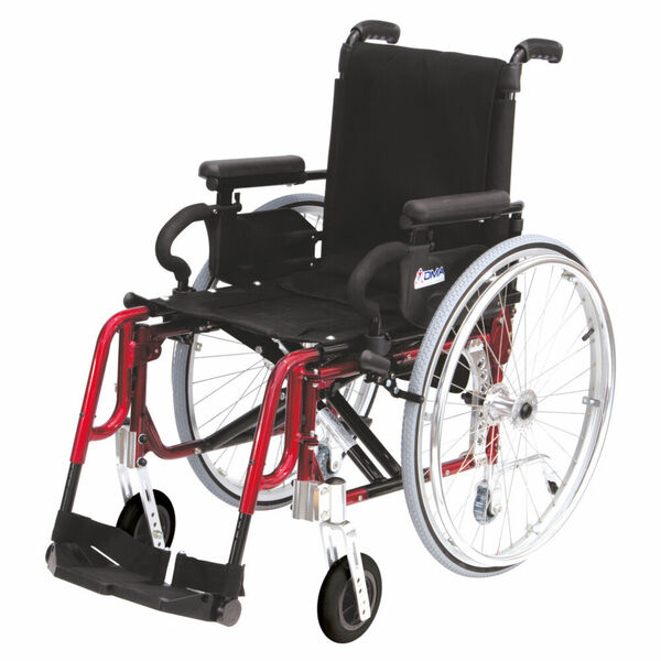 DMA Basic light plus Invalidní vozík šířka sedu 45 cm červený porovnat ceny