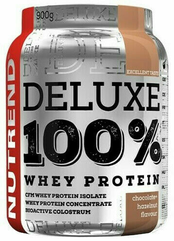 Nutrend  DELUXE 100% WHEY 900 g čokoláda+lískový ořech porovnat ceny