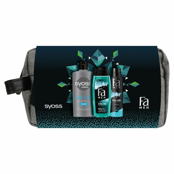 FA, SYOSS Dárkové balení pro muže v taštičce XtraCool sprchový gel, deodorant, šampon 250 ml + 150 ml + 440 ml porovnat ceny