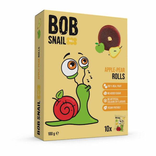 ŠNEK BOB jablečno-hruškové rolky 100 g porovnat ceny