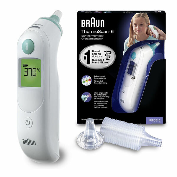 Braun ThermoScan 6 IRT6515 ušní teploměr porovnat ceny