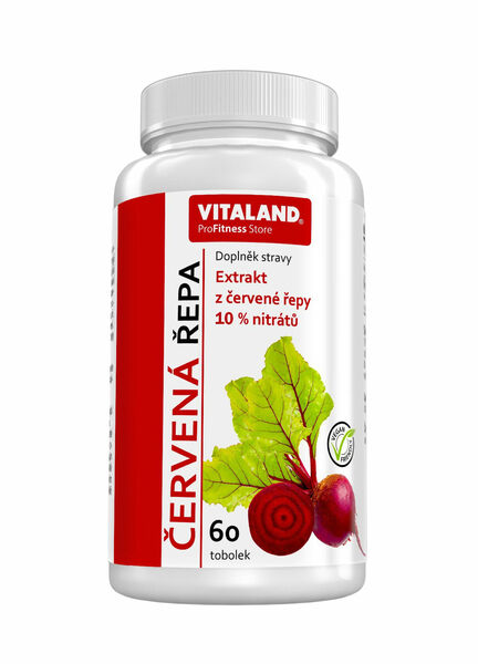 VITALAND Červená řepa 60 kapslí porovnat ceny