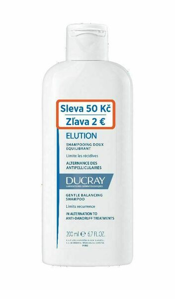Ducray Elution Šampon pro rovnováhu vlasové pokožky 200 ml porovnat ceny