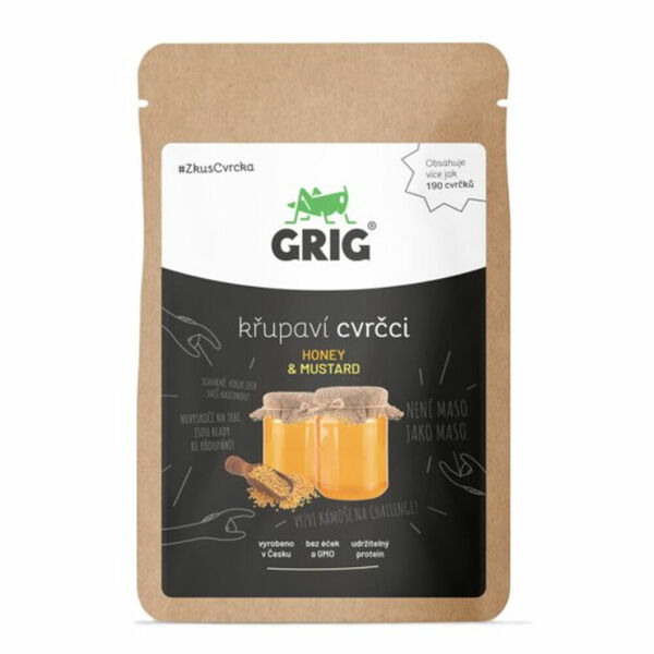 GRIG Sušení cvrčci honey & mustard 20 g porovnat ceny