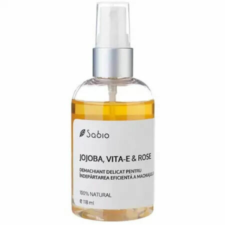 Sabio Cosmetics Dvoufázový čistič s jojobou, vita-E a růží 118 ml porovnání ceny