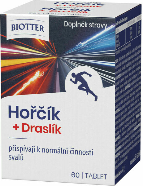 Biotter Hořčík + Draslík 60 tablet porovnat ceny