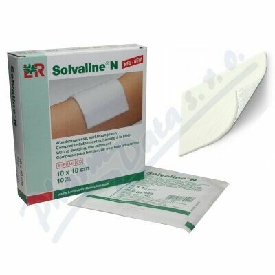 KRYTÍ SPECIÁLNÍ SAVÉ SOLVALINE N REF 31835 10x10cm,sterilnÍ,oboustrannĚ pouŽitelnÉ,10ks porovnat ceny