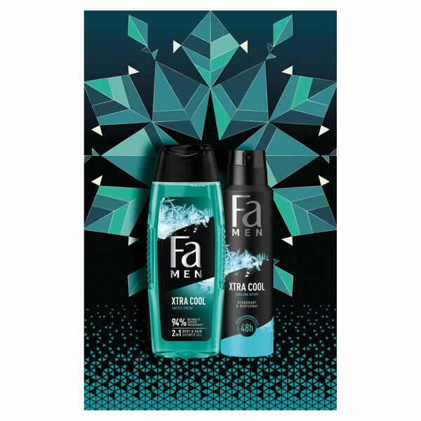 FA Dárkové balení pro muže XtraCool sprchový gel a deodorant 250 ml + 150 ml porovnat ceny
