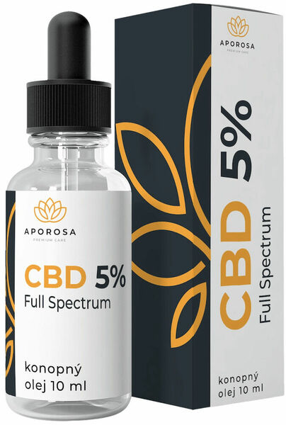 Aporosa CBD 5% Full Spectrum konopný olej 10 ml porovnat ceny