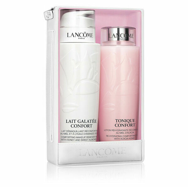 LANCOME Dárková sada čisticí péče pro suchou pleť Wash the Day Off Set Čisticí mléko pro suchou pleť Galatée Confort 400 ml a Čisticí tonikum pro such porovnat ceny