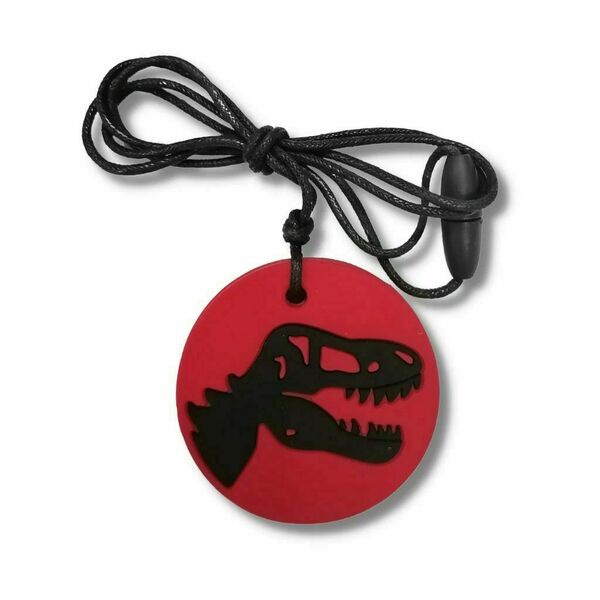 Jellystone Designs Uklidňující přívěsek Dinosaurus, červený porovnat ceny